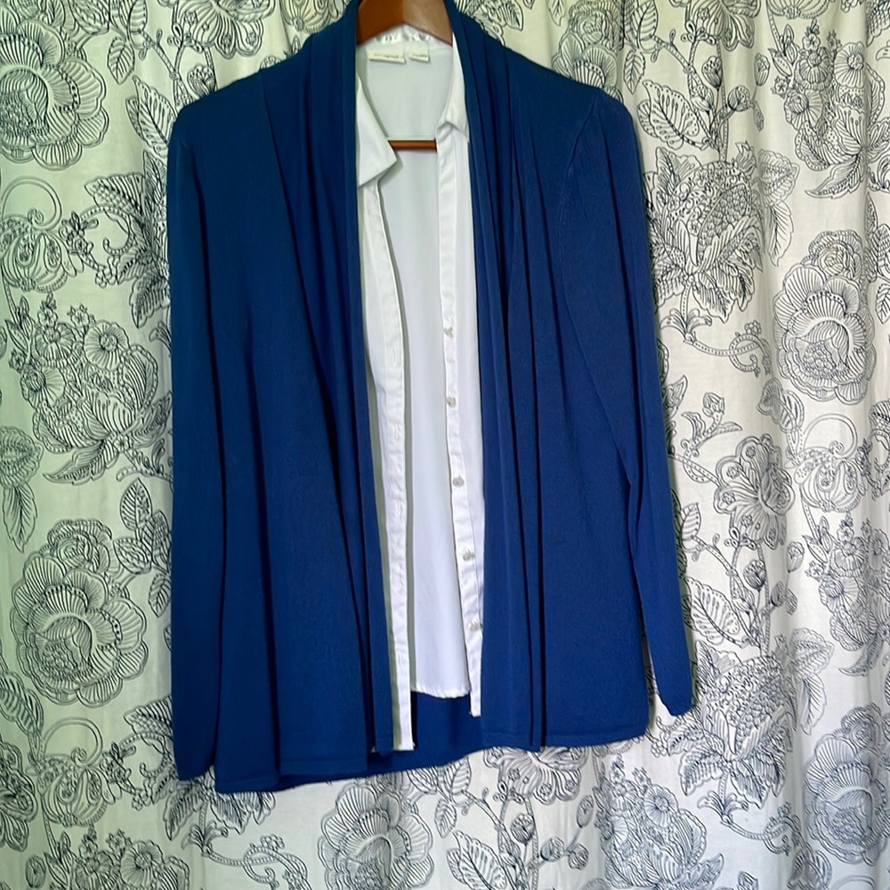 Falls Creek WOMEN XL BLUE cardigan